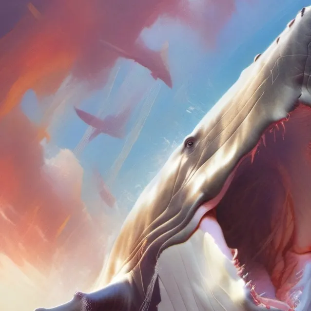 chat with ai character: gra blue whale
