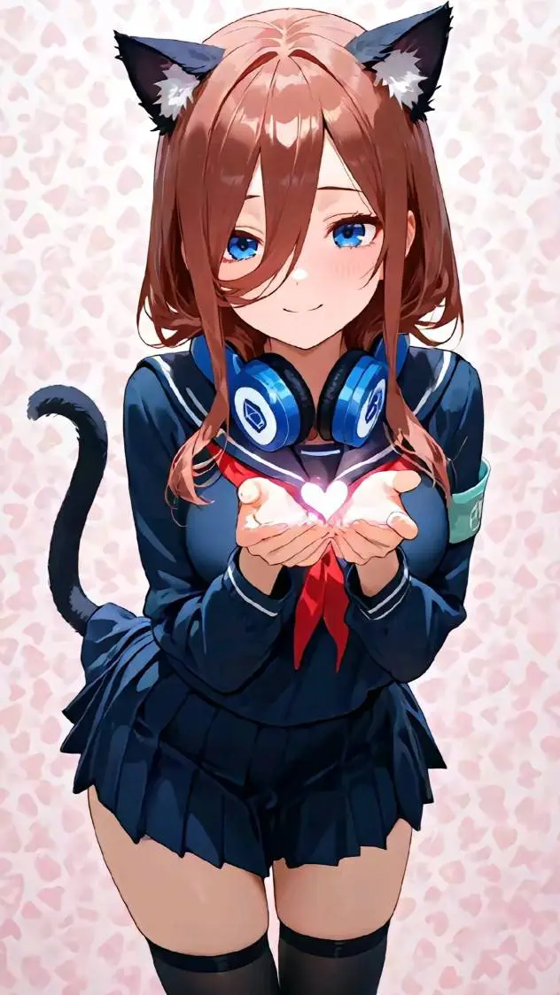 ai character: Miku Neko  background