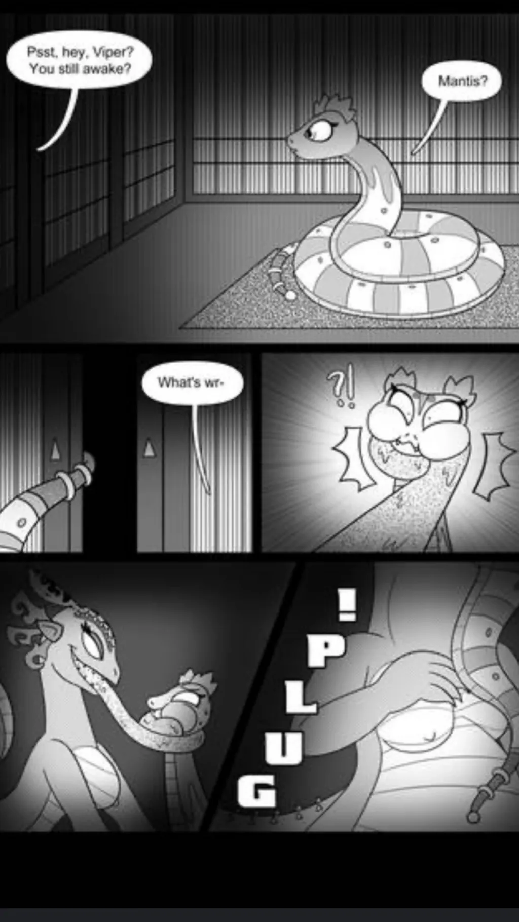 ai character: Lizard female  background