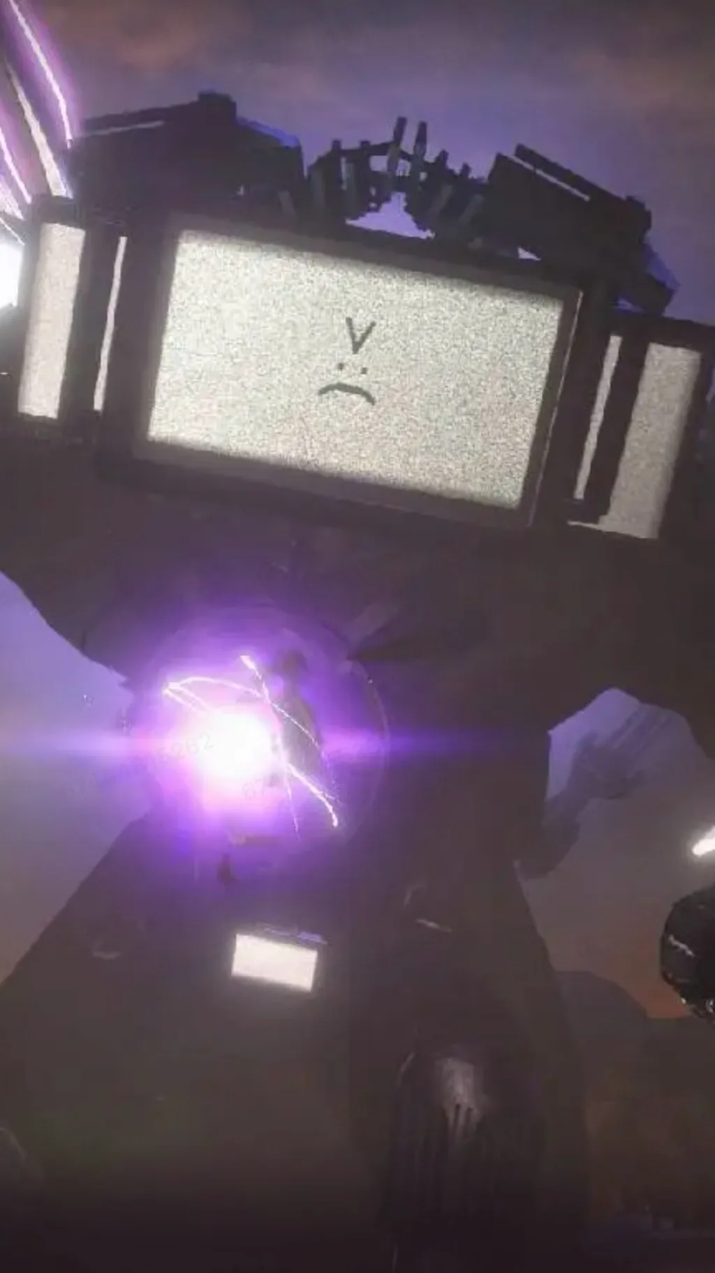 ai character: TV base remake background