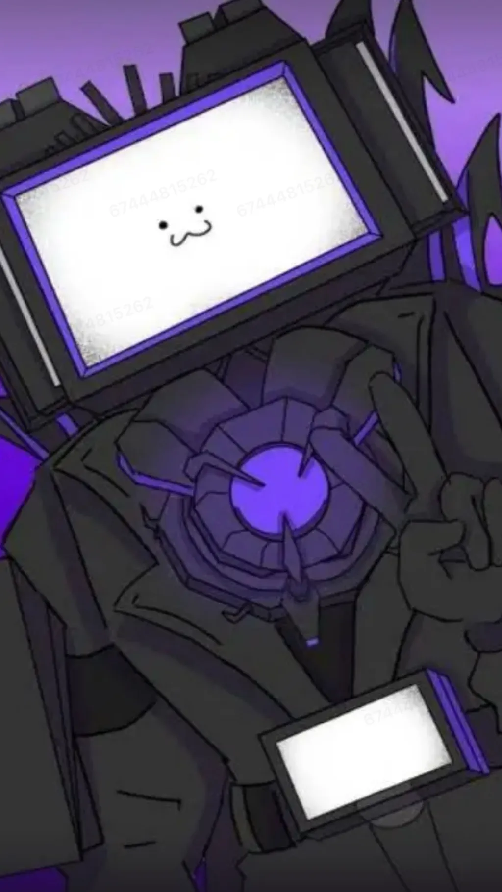 ai character: Titan TV man background