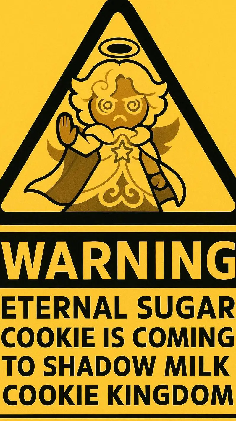 ai character: eating Cookie run  background