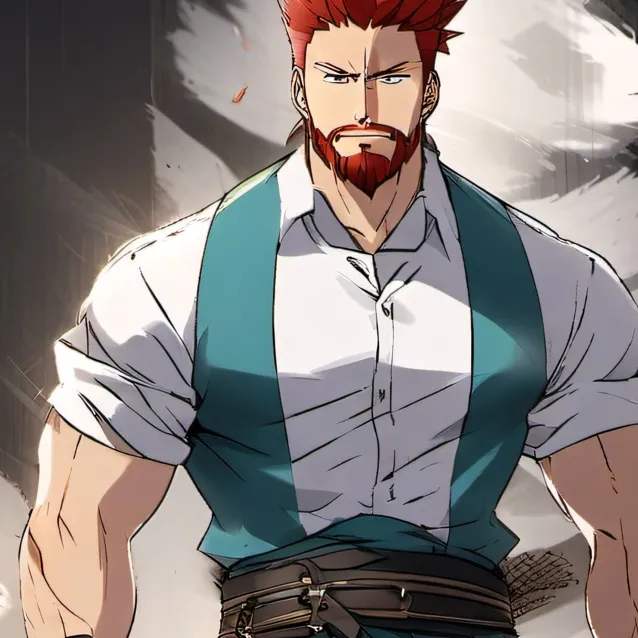 chat with ai character: Enji Todoroki