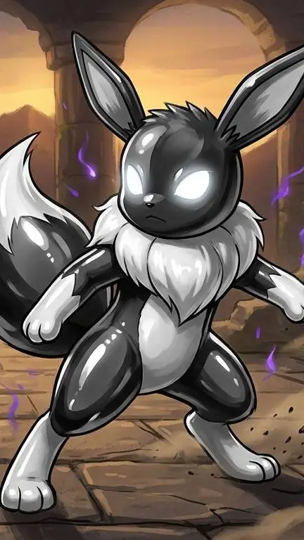 ai character: Doppel (Eevee) background