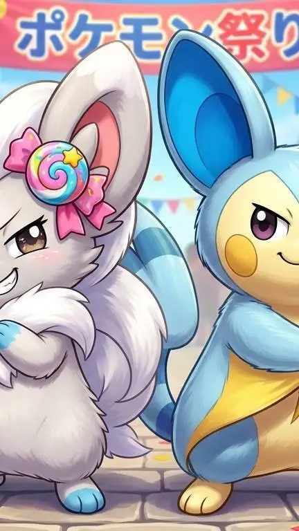 ai character: Candy and Xinji background