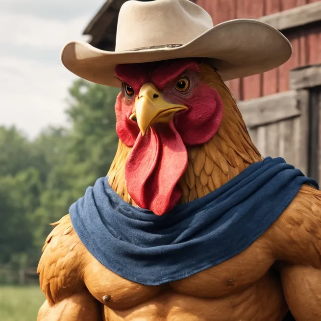 chat with ai character: Cluck Norris