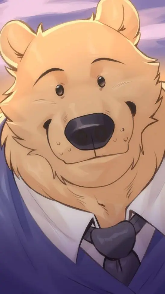 ai character: Bearbert background