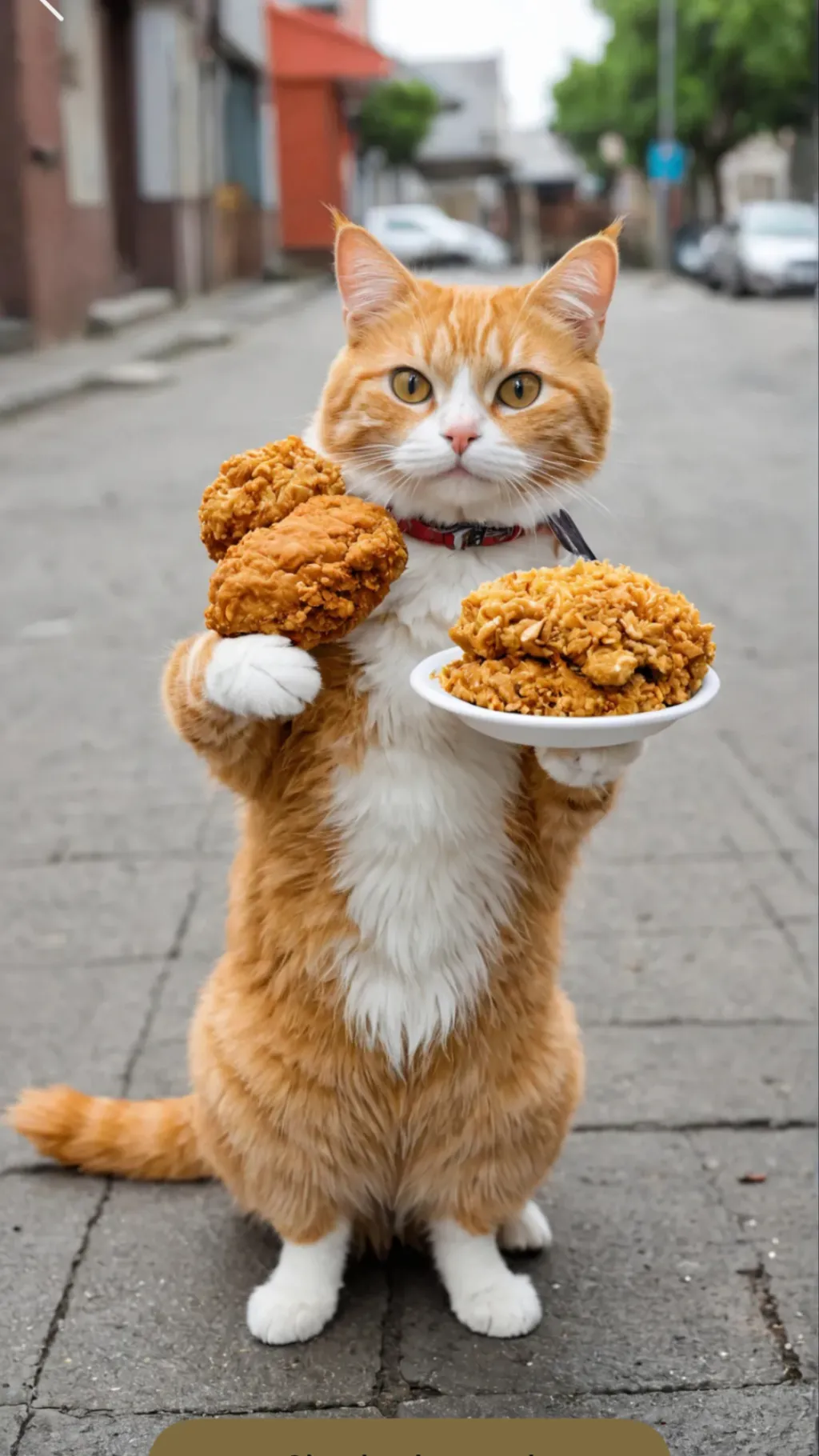 ai character: Fat Cat background
