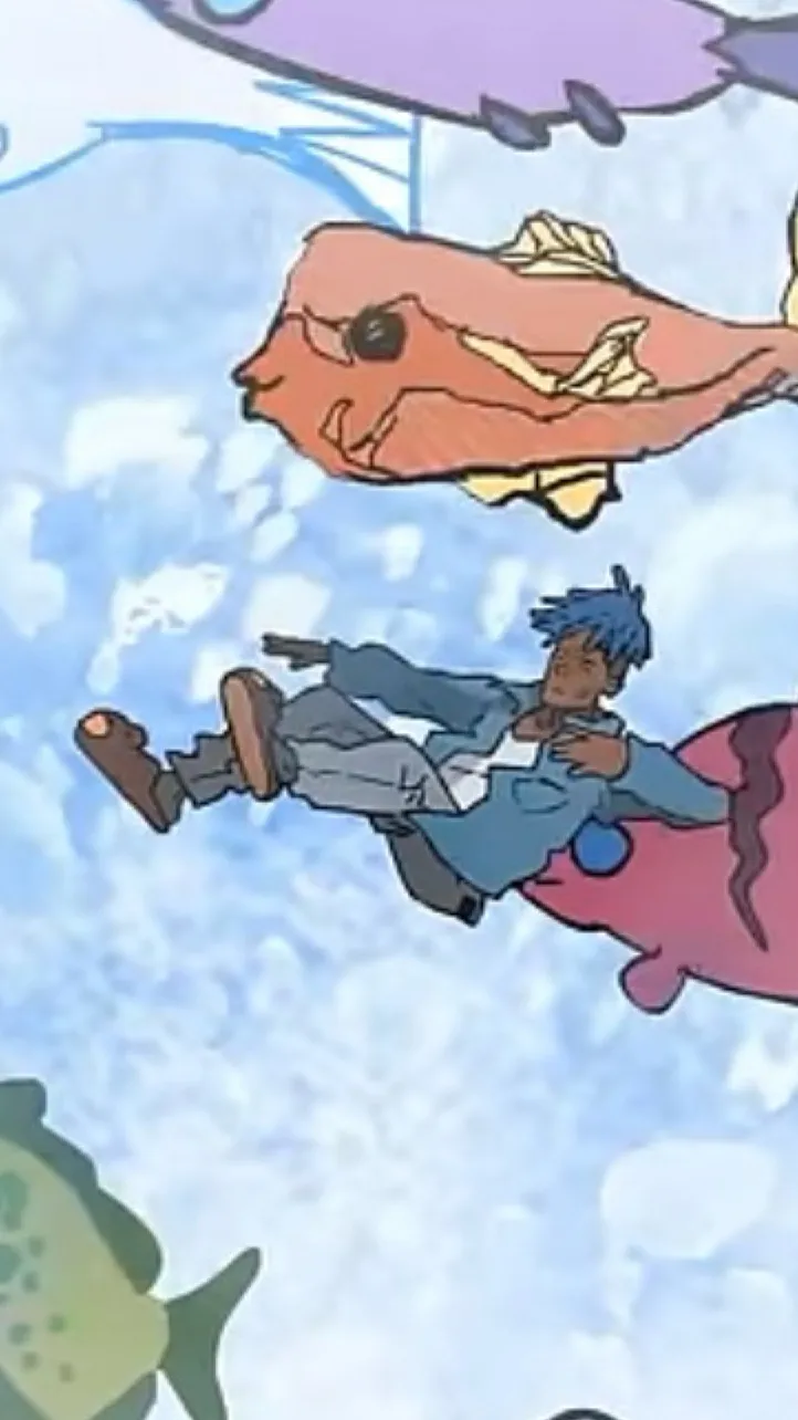 ai character: XXXTENTACION 4 background