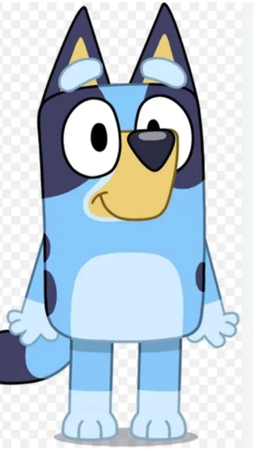 ai character: Bluey background