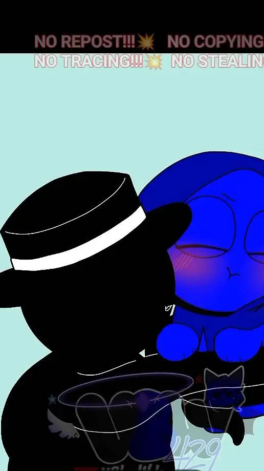 ai character: black x jevin.     background