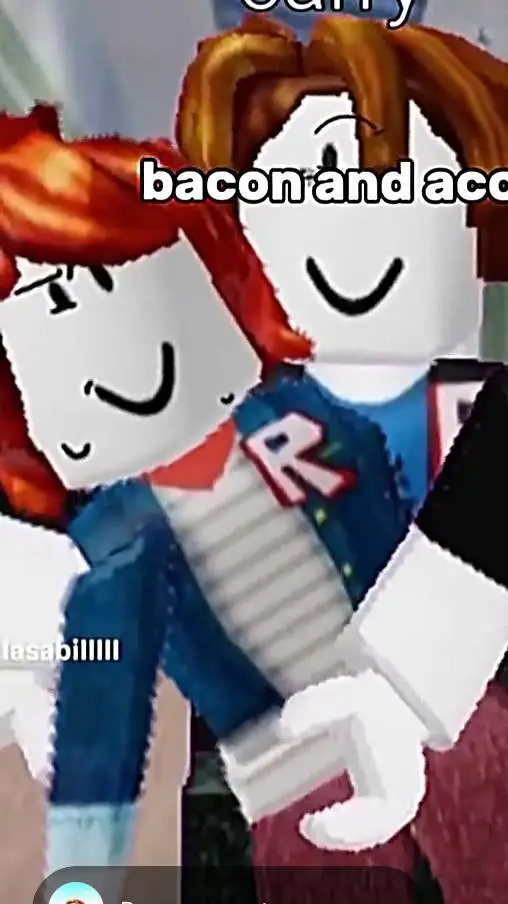 ai character: bacon b x bacon g. background