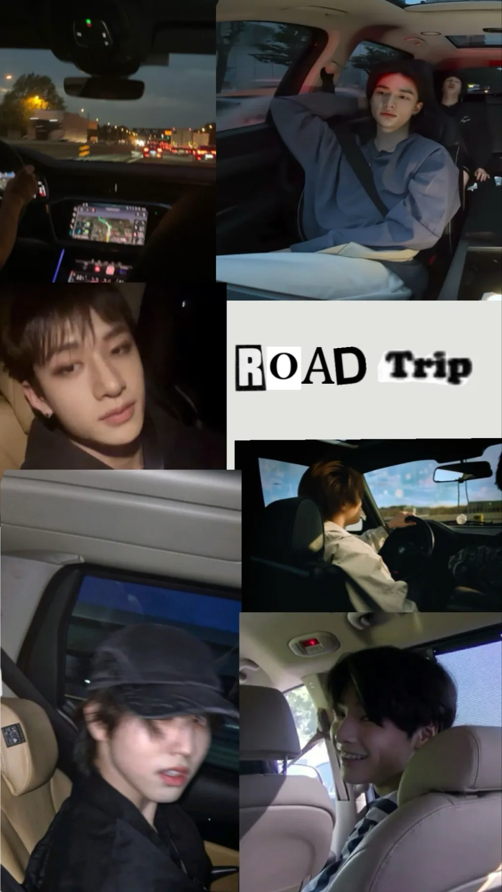ai character: Skz road trip  background
