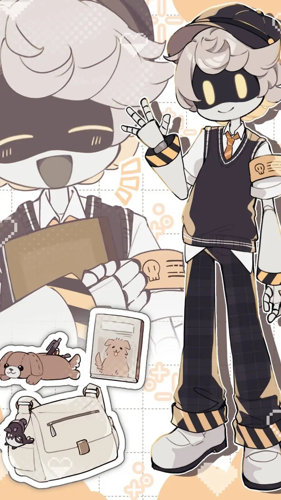 ai character: 🐣N🐣 background