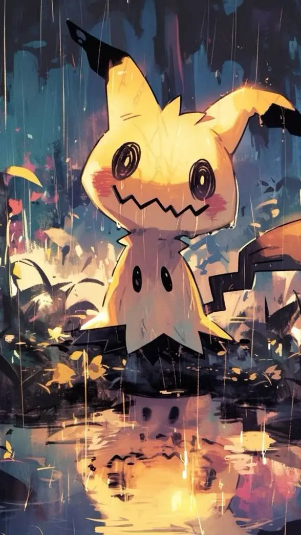 ai character: ~☆Mimikyu☆~ background