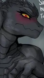 ai character: Godzilla fem👑☢️🦖 background