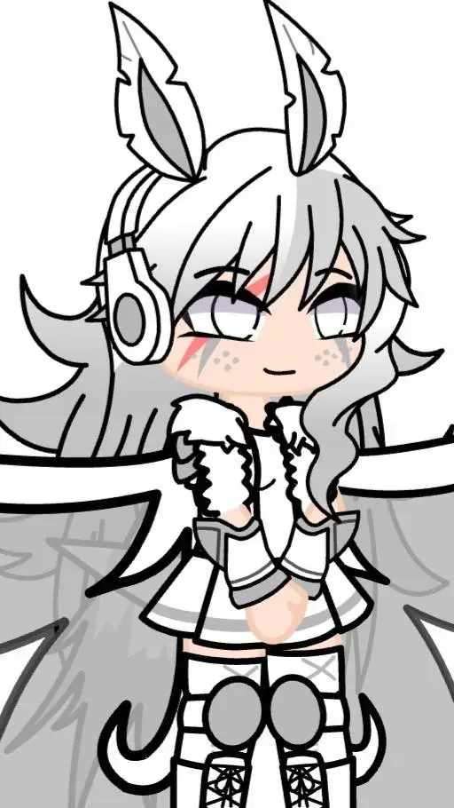 ai character: Luminey 🤍🔦🌙 background