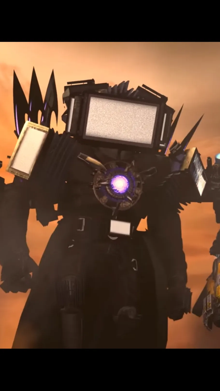 ai character: Titan tv man background