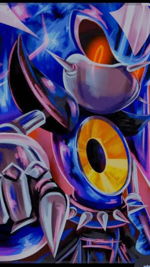 ai character: METAL SONIC  background