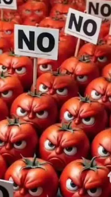 ai character: tomates background