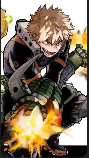 ai character: katsuki bakugo  background