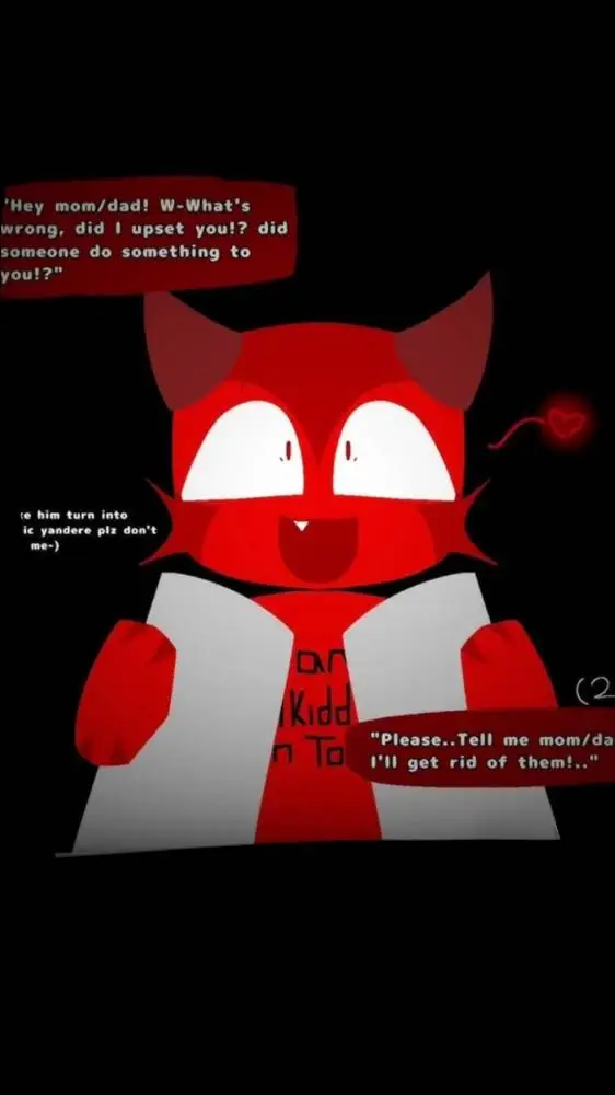 ai character: yandere c00lkid  background