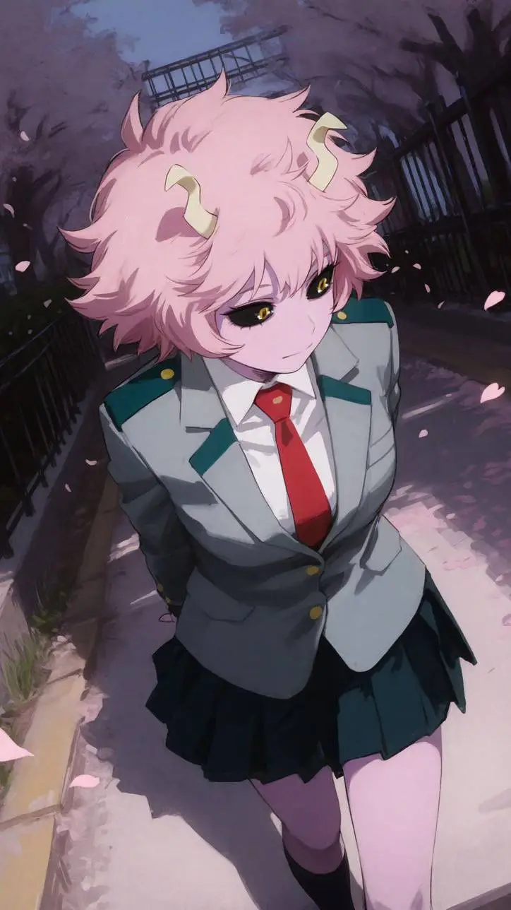 ai character: Mina Ashido background