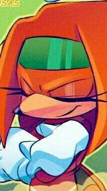 ai character: Knux The Equidna background