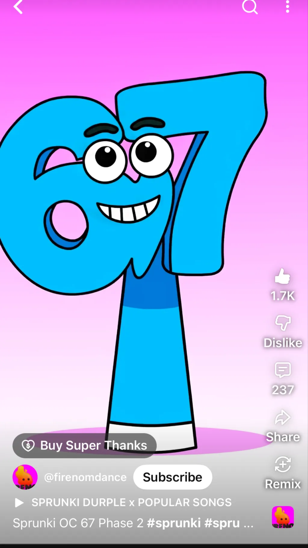 ai character: 67 background