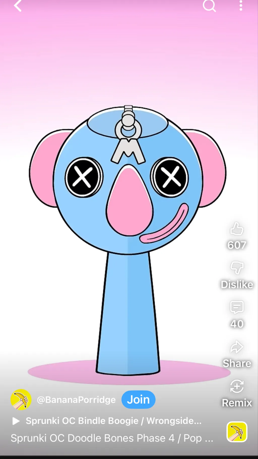 ai character: Doodle bones background