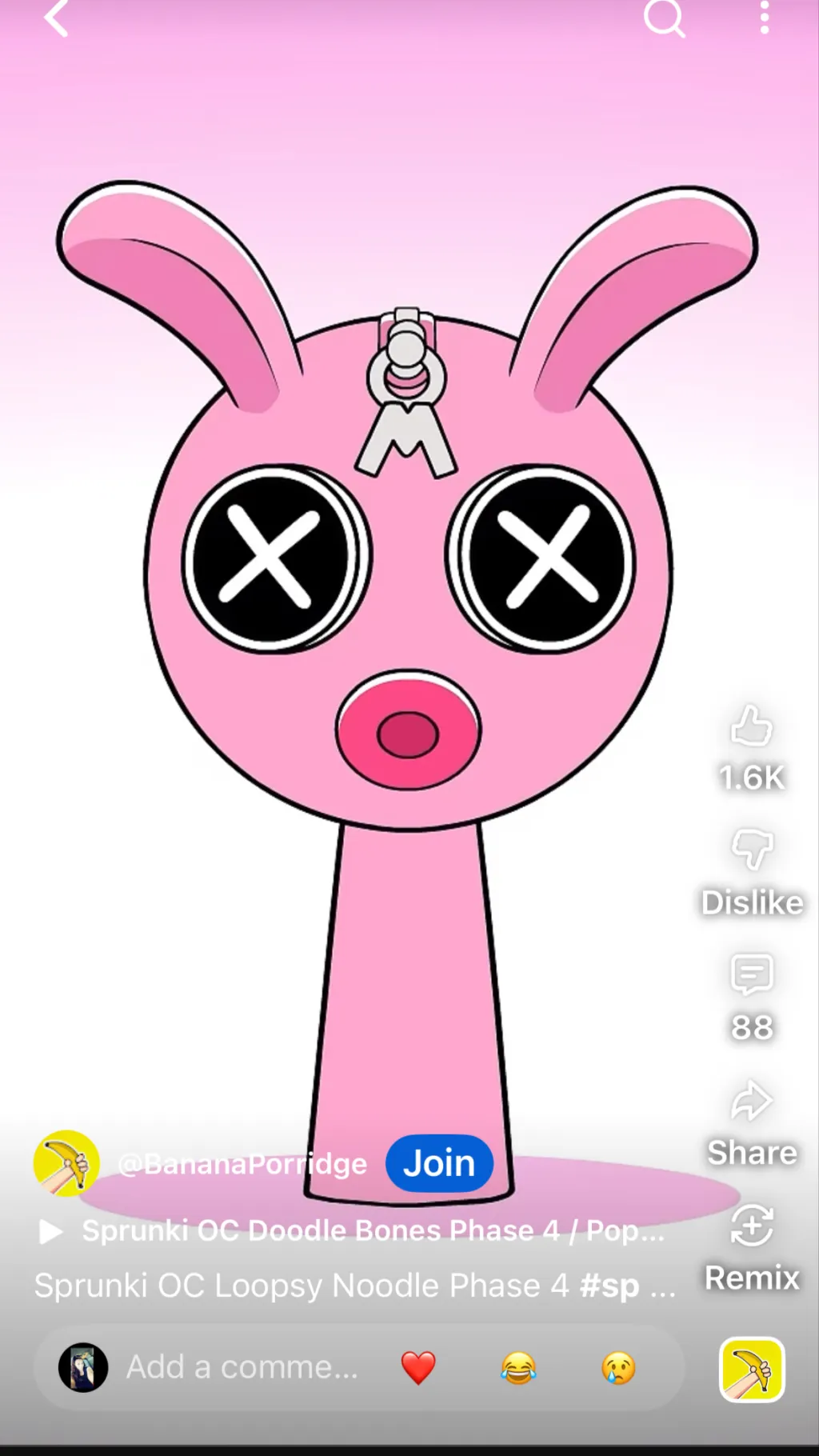 ai character: Loopy noodle background