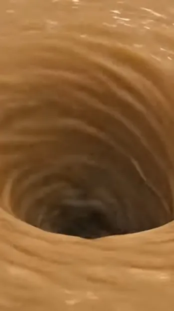 ai character: Brown water hole background