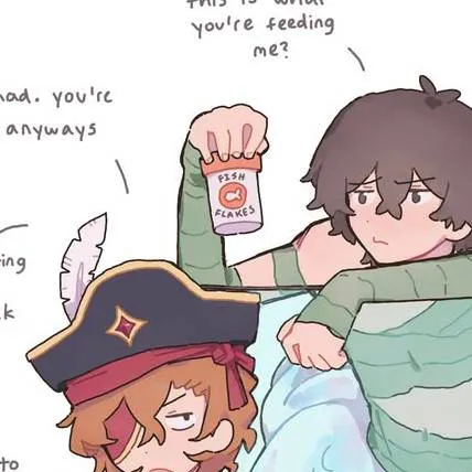 chat with ai character: Mermaid Dazai! :3