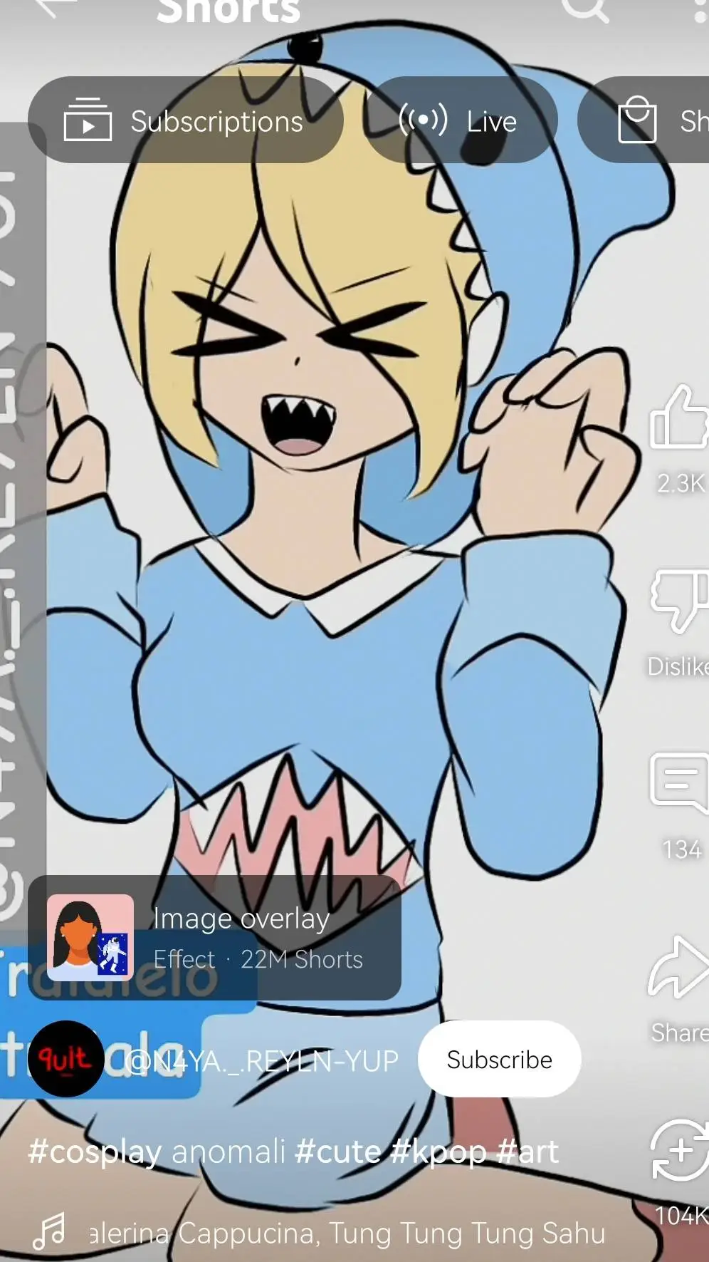 ai character: Brainrot girls background