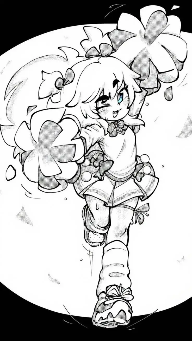 ai character: Amanda 🎀✨ background