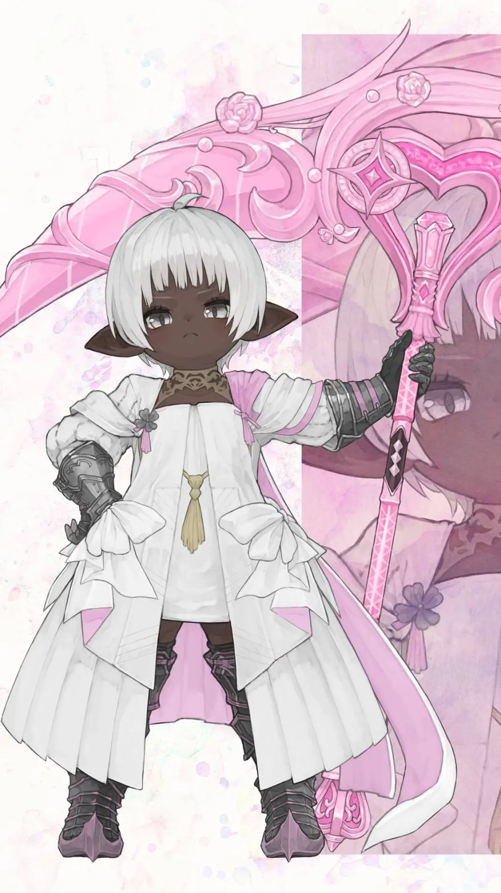 ai character: Lira 🖤🌹✨ background