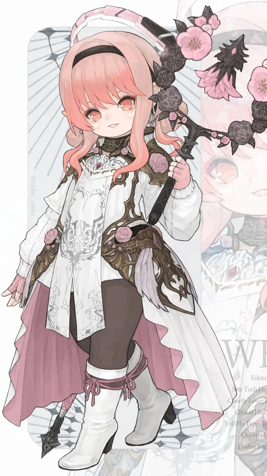 ai character: Sakura 🌸✨💖 background