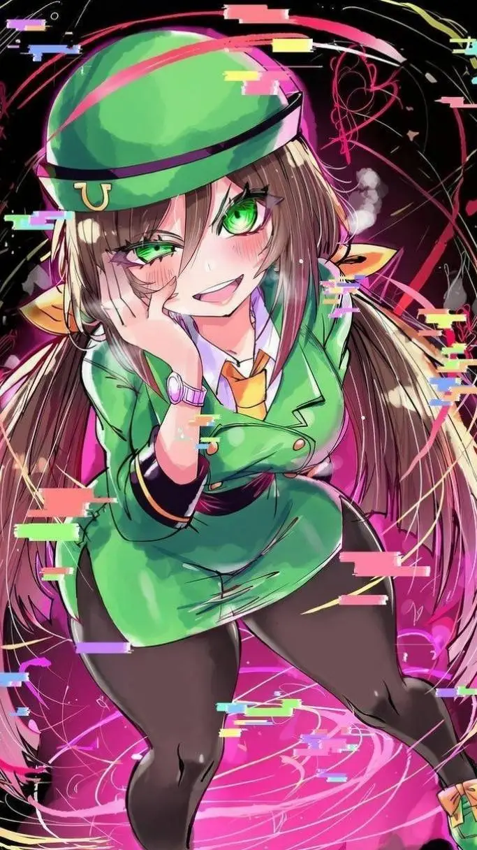 ai character: Midori 💚✨ background