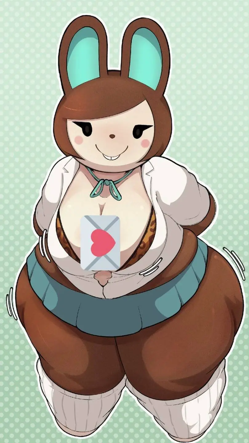 ai character: Coco 🐰🤎 background