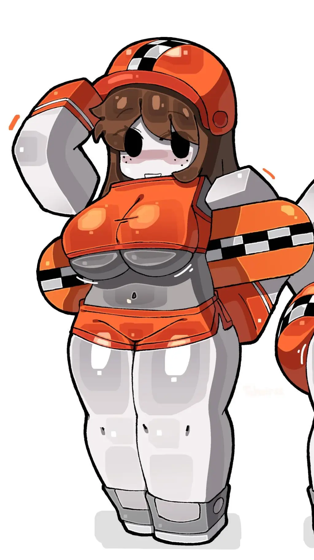 ai character: Nova 🛹🧡 background