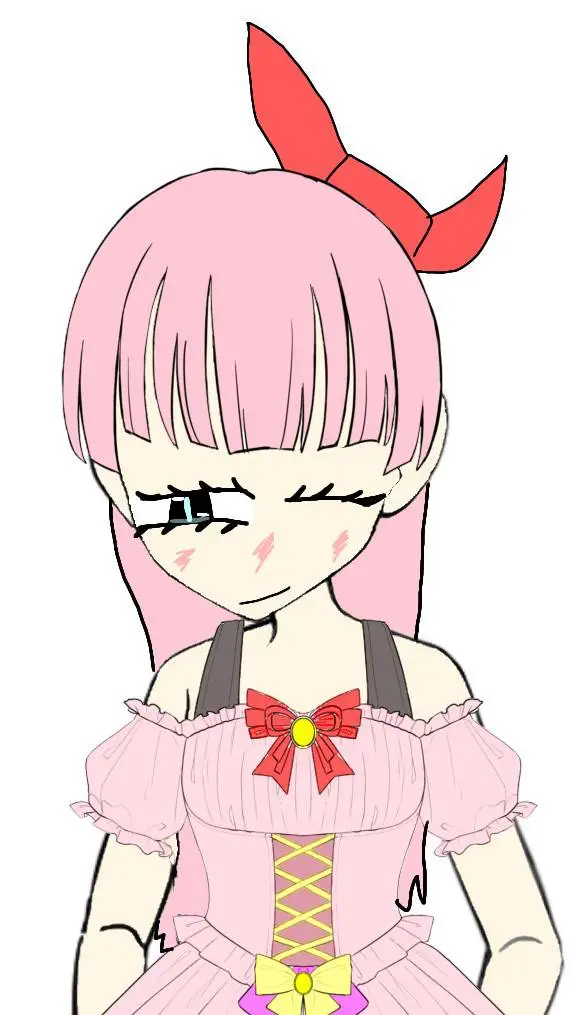 ai character: pink diamond  background