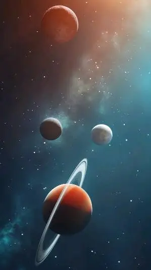 ai character: sp space  background