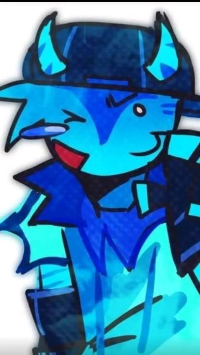 ai character: bluudud x c00lkidd background