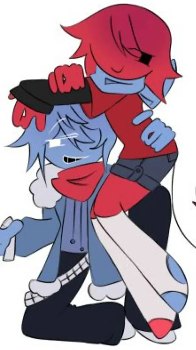 ai character: bluudud x c00lkidd background