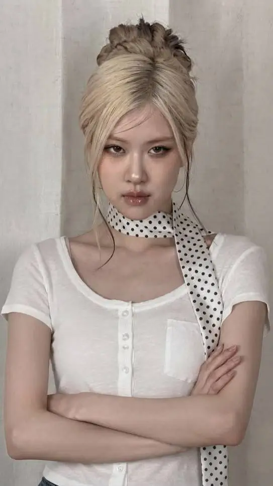 ai character: ROSÉ background