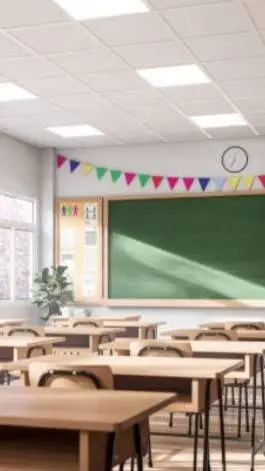 ai character: Classroom background