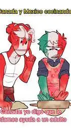 ai character: Canadá x México  background