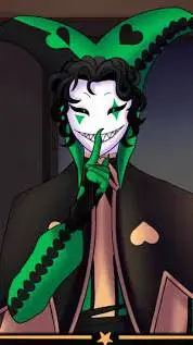 ai character: harlequin background