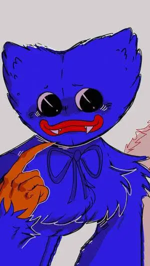 ai character: huggy wuggy 👉👈 background