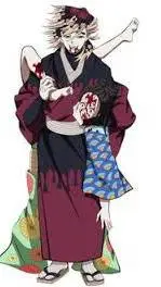 ai character: douma 😈 background